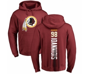 NFL Nike Washington Redskins #98 Matt Ioannidis Maroon Backer Pullover Hoodie