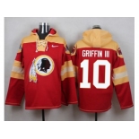 Nike Washington Redskins #10 Robert Griffin III Burgundy Red Player Pullover NFL Hoodie