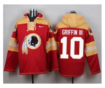 Nike Washington Redskins #10 Robert Griffin III Burgundy Red Player Pullover NFL Hoodie