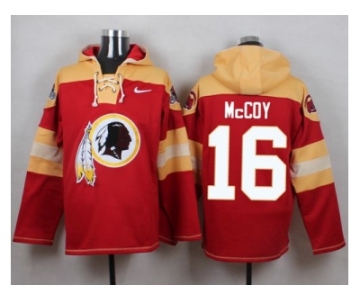 Nike Washington Redskins #16 Colt McCoy Burgundy Red Player Pullover NFL Hoodie