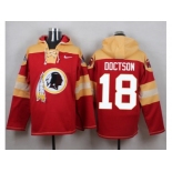 Nike Washington Redskins #18 Josh Doctson Burgundy Red Player Pullover NFL Hoodie