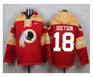 Nike Washington Redskins #18 Josh Doctson Burgundy Red Player Pullover NFL Hoodie