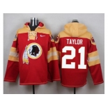 Nike Washington Redskins #21 Sean Taylor Burgundy Red Player Pullover NFL Hoodie