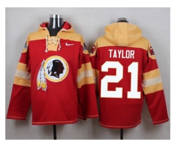 Nike Washington Redskins #21 Sean Taylor Burgundy Red Player Pullover NFL Hoodie