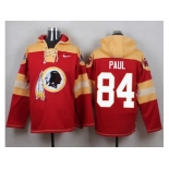 Nike Washington Redskins #84 Niles Paul Burgundy Red Player Pullover NFL Hoodie