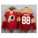 Nike Washington Redskins #88 Pierre Garcon Burgundy Red Player Pullover NFL Hoodie