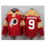 Nike Washington Redskins #9 Sonny Jurgensen Burgundy Red Player Pullover NFL Hoodie