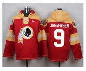 Nike Washington Redskins #9 Sonny Jurgensen Burgundy Red Player Pullover NFL Hoodie