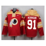 Nike Washington Redskins #91 Ryan Kerrigan Burgundy Red Player Pullover NFL Hoodie