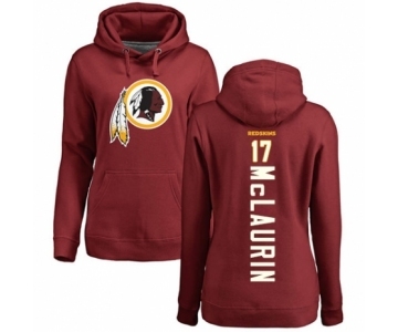 Football Women's Washington Redskins #17 Terry McLaurin Maroon Backer Pullover Hoodie