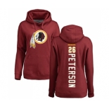 NFL Women's Nike Washington Redskins #26 Adrian Peterson Maroon Backer Pullover Hoodie