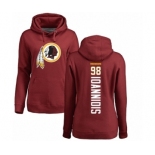 NFL Women's Nike Washington Redskins #98 Matt Ioannidis Maroon Backer Pullover Hoodie