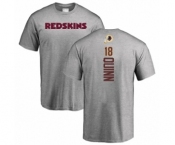 Football Washington Redskins #18 Trey Quinn Ash Backer T-Shirt