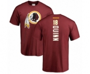 Football Washington Redskins #18 Trey Quinn Maroon Backer T-Shirt