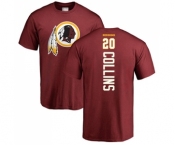 Football Washington Redskins #20 Landon Collins Maroon Backer T-Shirt