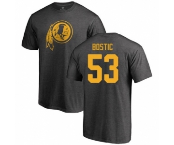 Football Washington Redskins #53 Jon Bostic Ash One Color T-Shirt