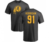 Football Washington Redskins #91 Ryan Kerrigan Ash One Color T-Shirt