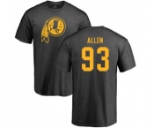 NFL Nike Washington Redskins #93 Jonathan Allen Ash One Color T-Shirt