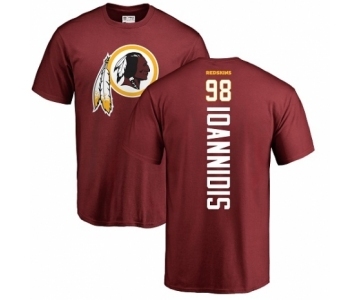 NFL Nike Washington Redskins #98 Matt Ioannidis Maroon Backer T-Shirt