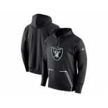 Men Oakland Raiders Nike Black Champ Drive Vapor Speed Performance Pullover Hoodie