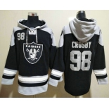 Men's Las Vegas Raiders #98 Maxx Crosby Black Stitched NFL Hoodie