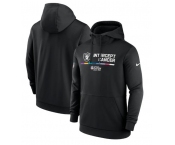 Men's Las Vegas Raiders Black 2022 Crucial Catch Therma Performance Pullover Hoodie