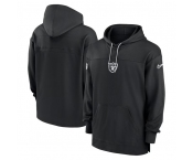 Men's Las Vegas Raiders Black Performance Pullover Hoodie