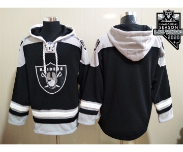 Men's Las Vegas Raiders Blank NEW Black Pocket Stitched NFL Pullover Hoodie