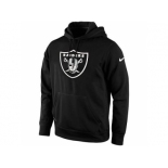 Men's Oakland Raiders Nike Black KO Logo Essential Hoodie