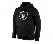 Men's Oakland Raiders Nike Black KO Logo Essential Hoodie