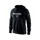 Men's Oakland Raiders Nike Black Lockup Pullover Hoodie