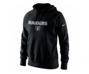 Men's Oakland Raiders Nike Black Lockup Pullover Hoodie