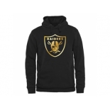 Men''s Oakland Raiders Pro Line Black Gold Collection Pullover Hoodie