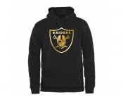 Men''s Oakland Raiders Pro Line Black Gold Collection Pullover Hoodie