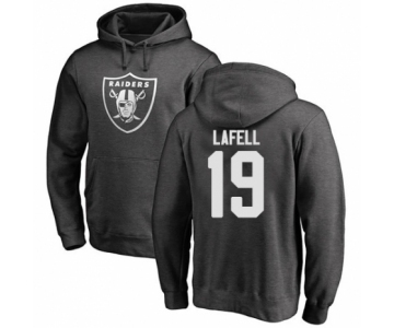 NFL Nike Oakland Raiders #19 Brandon LaFell Ash One Color Pullover Hoodie