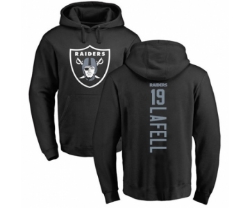 NFL Nike Oakland Raiders #19 Brandon LaFell Black Backer Pullover Hoodie