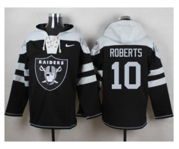 Nike Oakland Raiders #10 Seth Roberts Black Player Pullover NFL Hoodie