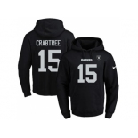 Nike Oakland Raiders #15 Michael Crabtree Black Name & Number Pullover NFL Hoodie