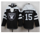 Nike Oakland Raiders #15 Michael Crabtree Black Player Pullover Hoodie