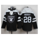 Nike Oakland Raiders #28 Latavius Murray Black Player Pullover Hoodie