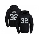 Nike Oakland Raiders #32 Marcus Allen Black Name & Number Pullover NFL Hoodie