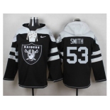 Nike Oakland Raiders #53 Malcolm Smith Black Player Pullover Hoodie