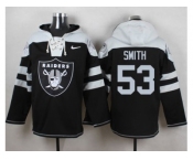 Nike Oakland Raiders #53 Malcolm Smith Black Player Pullover Hoodie