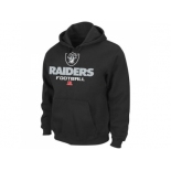 Oakland Raiders Majestic Black Critical Victory Pullover Hoodie