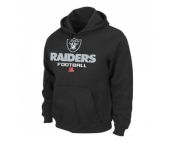 Oakland Raiders Majestic Black Critical Victory Pullover Hoodie