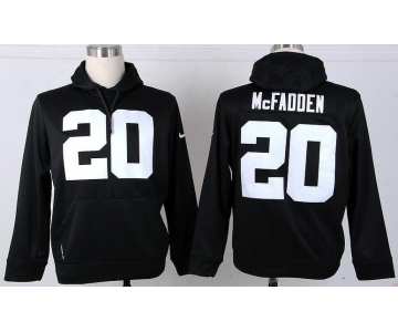 nike nfl jerseys oakland raiders #20 darren mcfadden black[pullover hooded sweatshirt]