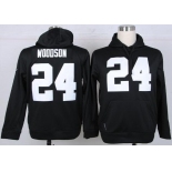 nike nfl jerseys oakland raiders #24 woodson black[pullover hooded sweatshirt][woodson]