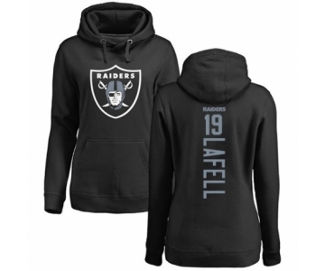 NFL Women's Nike Oakland Raiders #19 Brandon LaFell Black Backer Pullover Hoodie