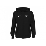 Women Oakland Raiders Stadium Rally Full Zip Hoodie Black