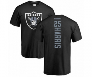 Football Oakland Raiders #25 Erik Harris Black Backer T-Shirt